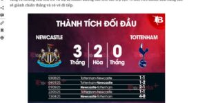 Soi Kèo Newcastle Vs Tottenham 3h00 Ngày 30/10: Vòng 4 Của Cúp Liên Đoàn Anh 5 Tình hình thi đấu của Newcastle vs Tottenham